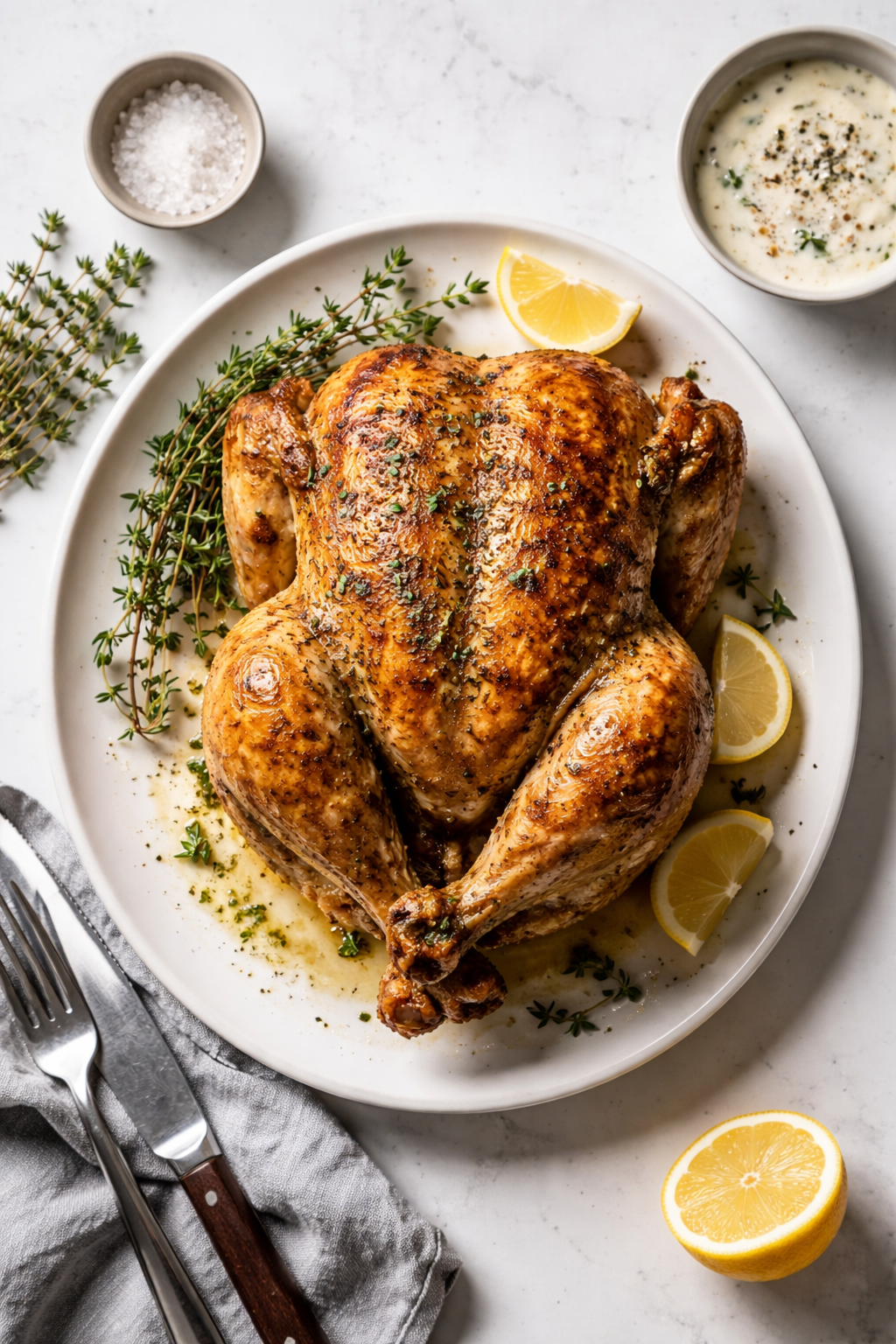 Low-FODMAP buttermilk roast chicken
